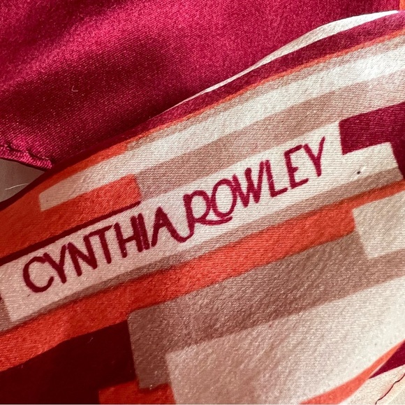 Cynthia Rowley 100% Silk Scarf – 68” x 14” - Picture 2 of 4